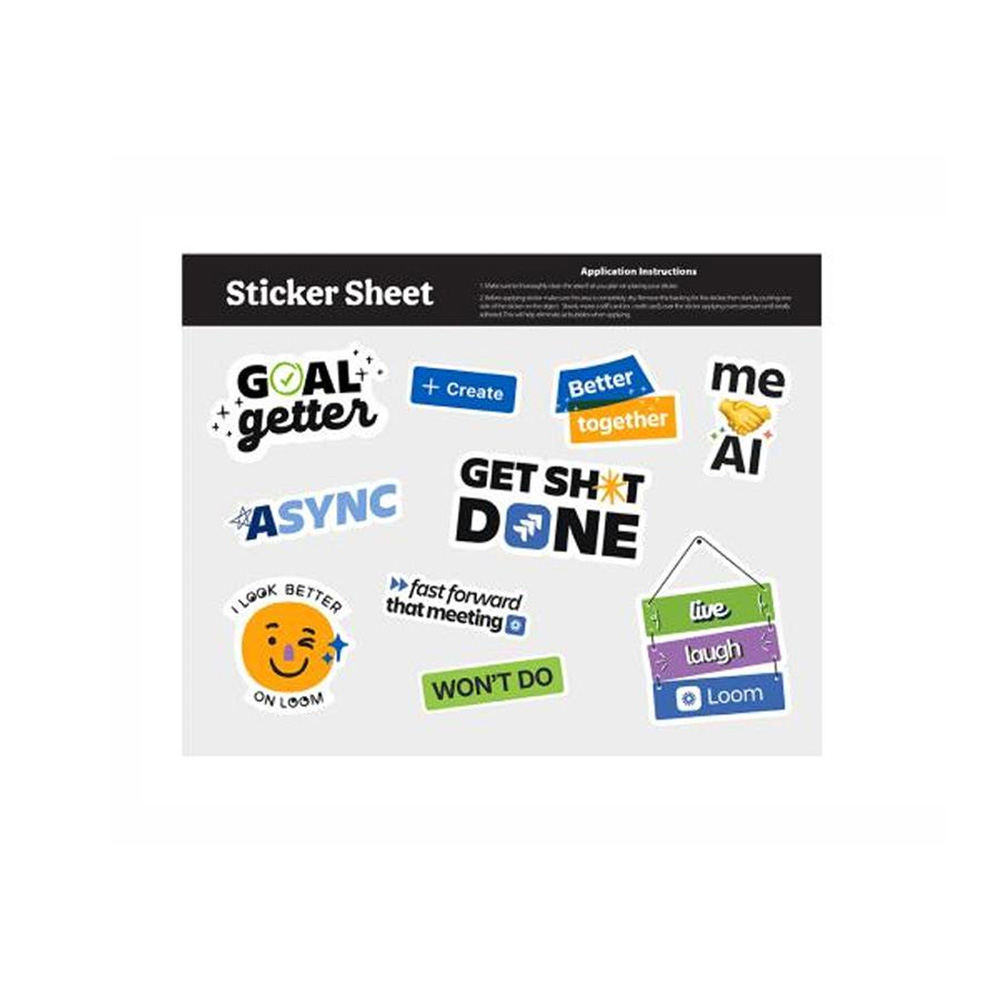 Bespoke Shaped Sticker Sheet