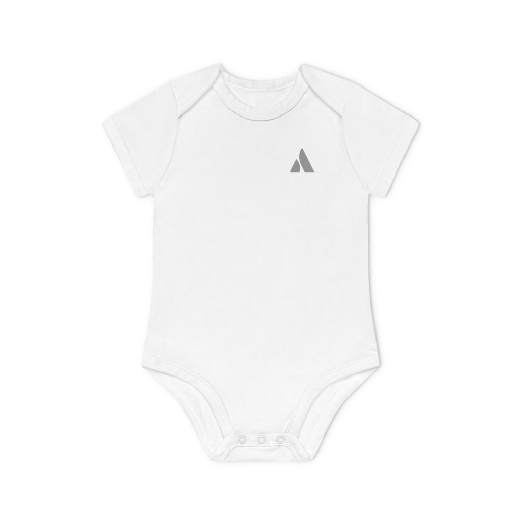 Baby Bodysuit — Minimal Organic Short Sleeve Infant Onesie